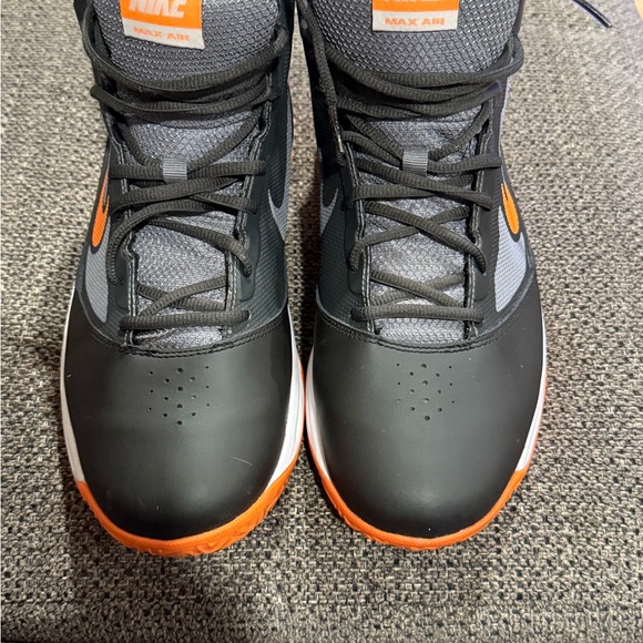 Nike Air Max  Black and Orange Athletic Shoes - Picture 1 of 7
